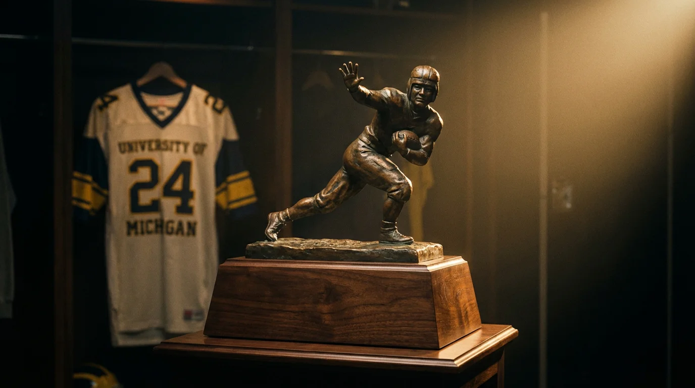Mercado de apuestas al Heisman Trophy con cuotas de candidatos y factores de selección